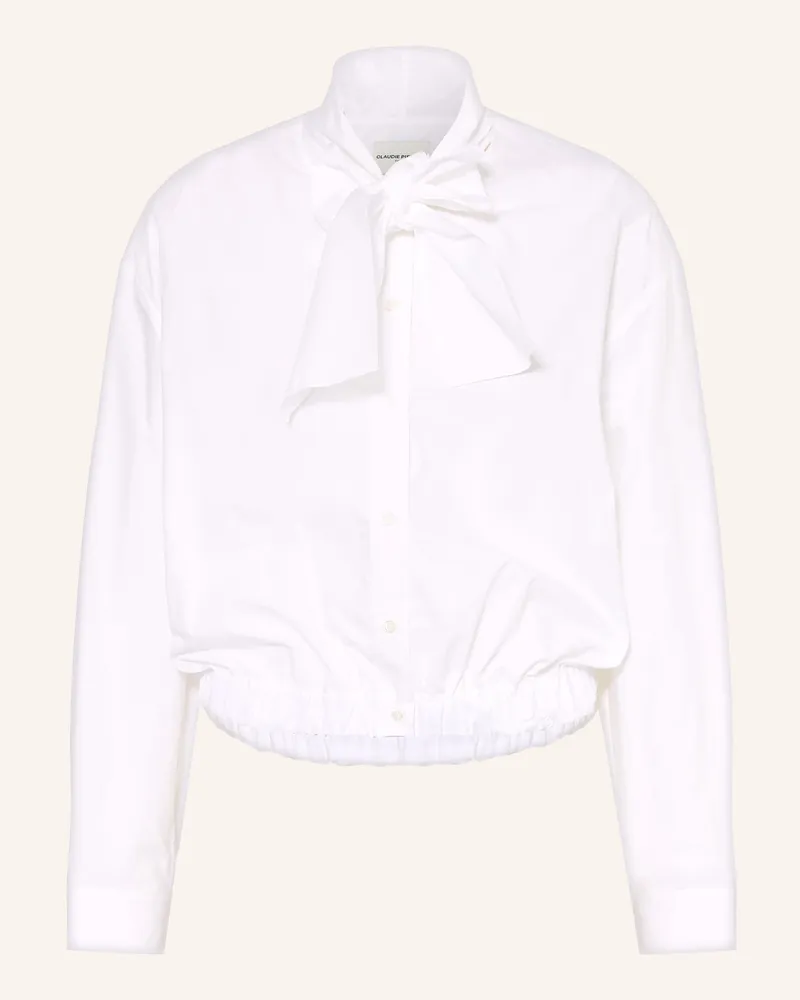 Claudie Pierlot Schluppenbluse weiss Weiss