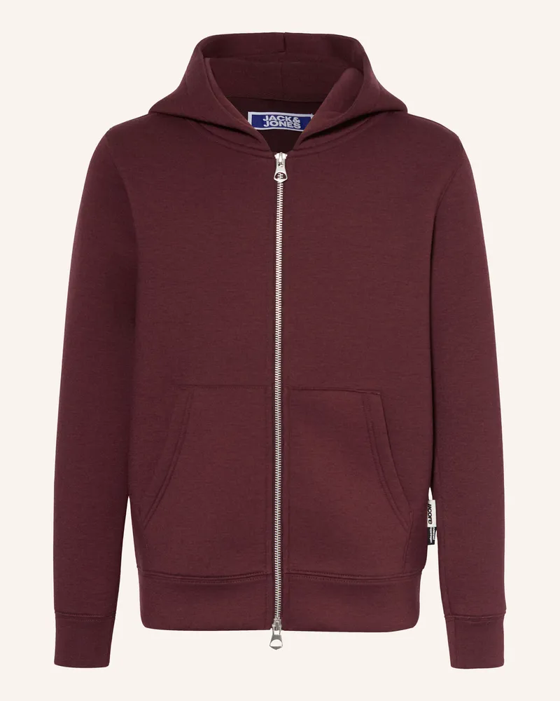 Jack & Jones Sweatjacke rot Dunkelrot