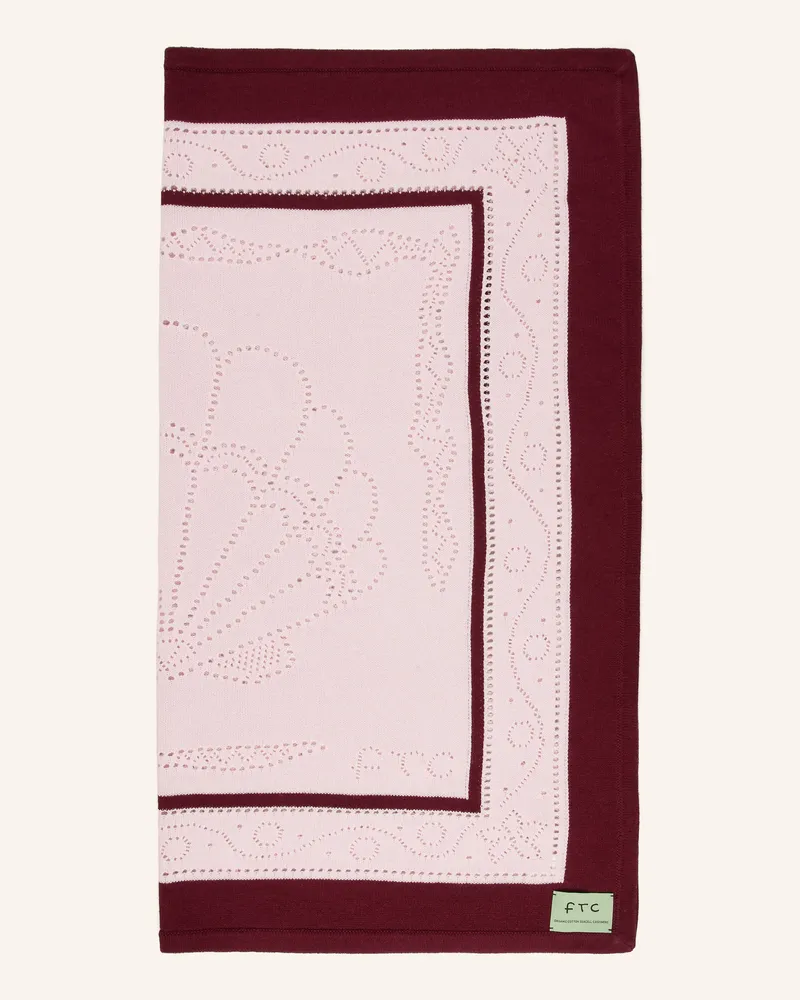 FTC Cashmere Tuch Dunkelrot