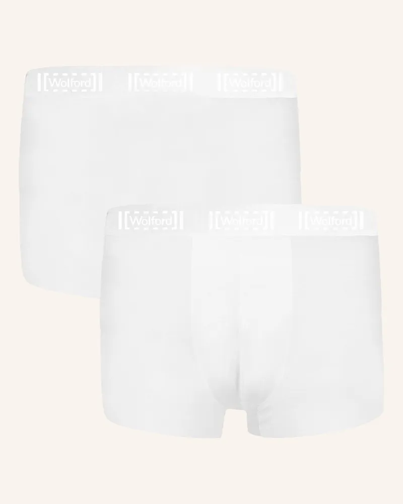 Wolford Wolford Boxer Set Men's Pure Boxer Brief Set Weiss
