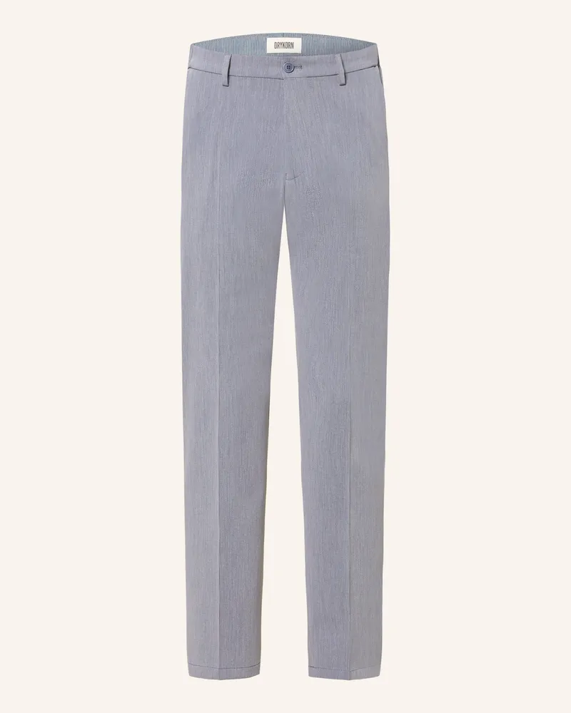 Drykorn Chino AJEND Regular Fit Blaugrau