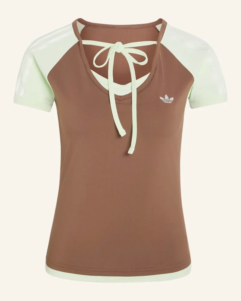 adidas Adidas Originals Summer Glow Vintage T-Shirt braun Braun