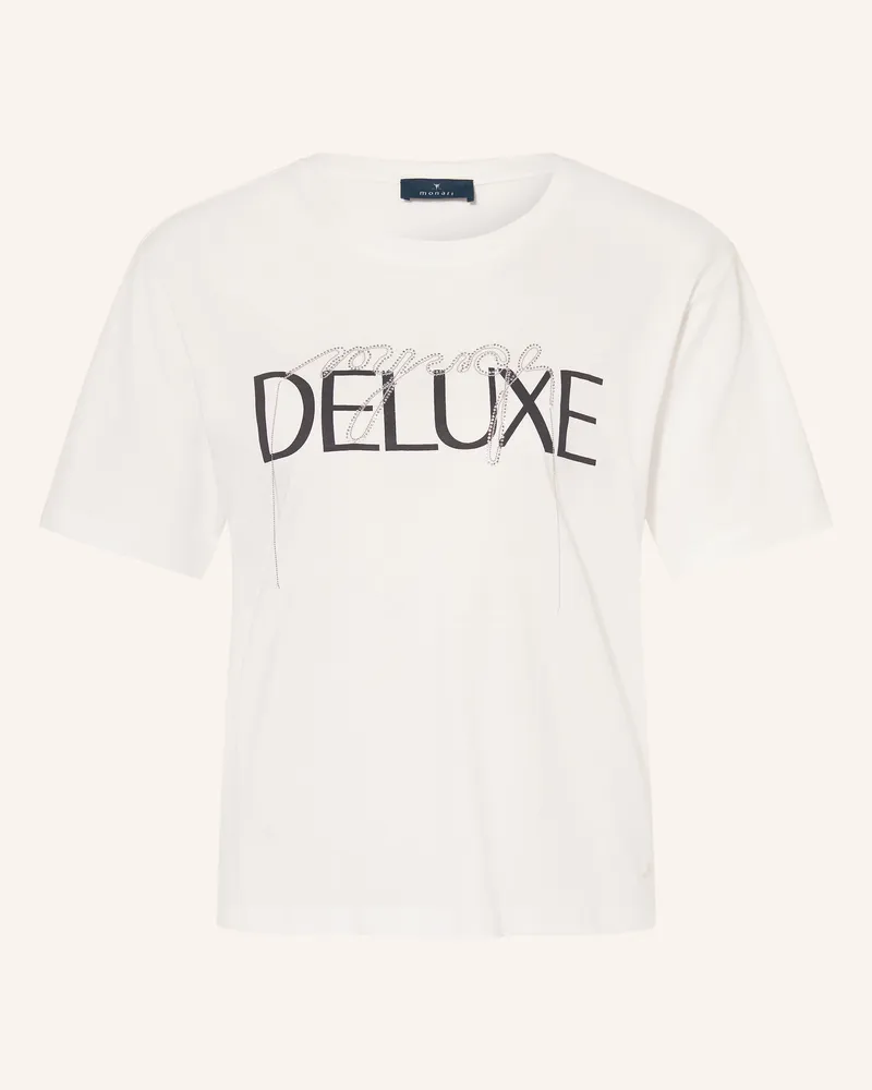 monari T-Shirt Mit Schmucksteinen weiss Weiss