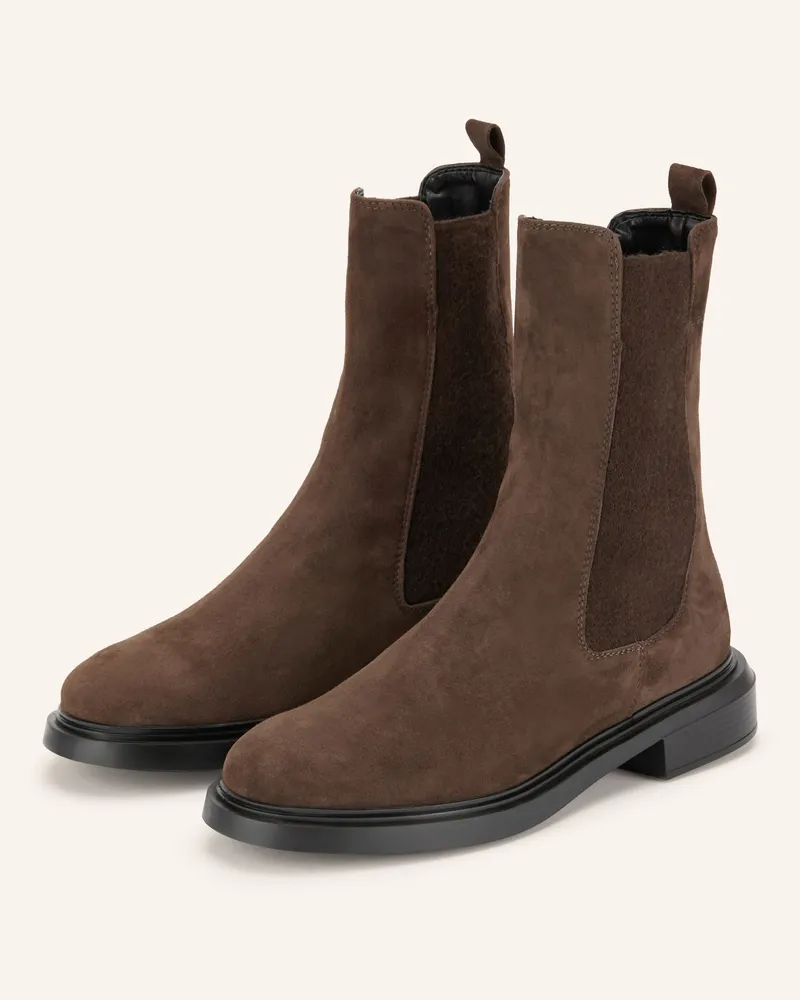 Darling Harbour Chelsea-Boots braun Dunkelbraun