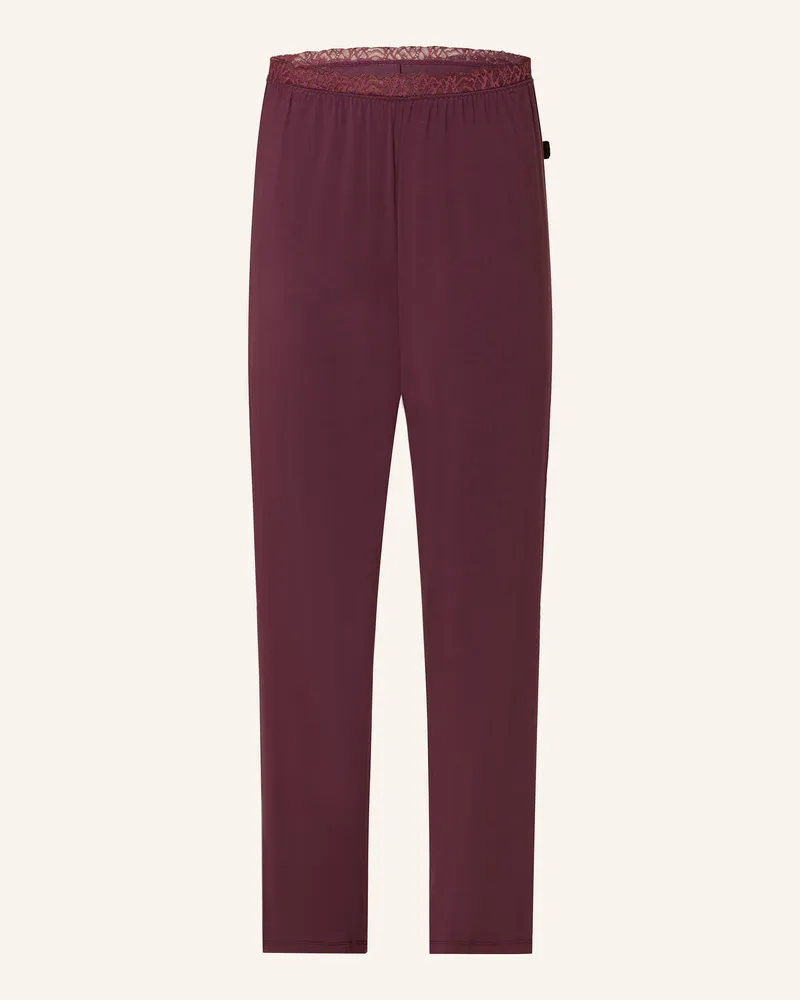 Calvin Klein 7/8-Schlafhose CK ATTRACTION Dunkelrot