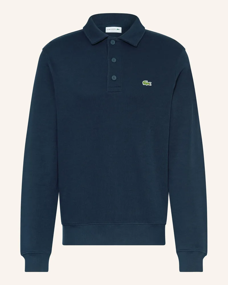 Lacoste Piqué-Poloshirt Classic Fit blau Dunkelblau