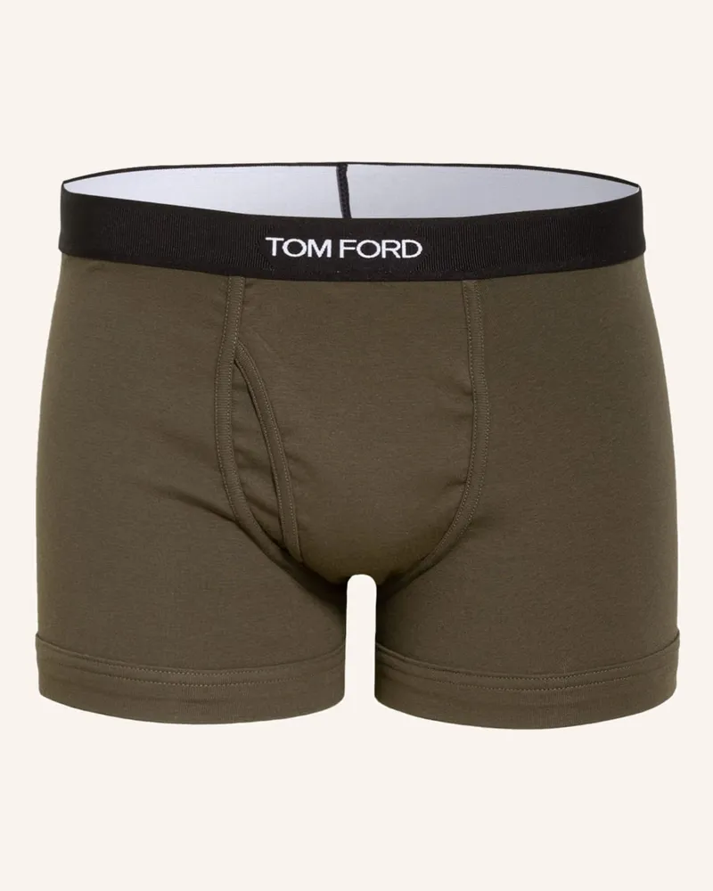 Tom Ford Boxershorts gruen Grün