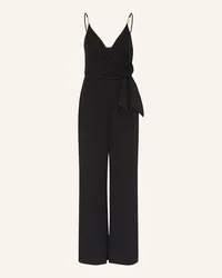 Adrianna Papell Jumpsuit mit Schmuckperlen Schwarz