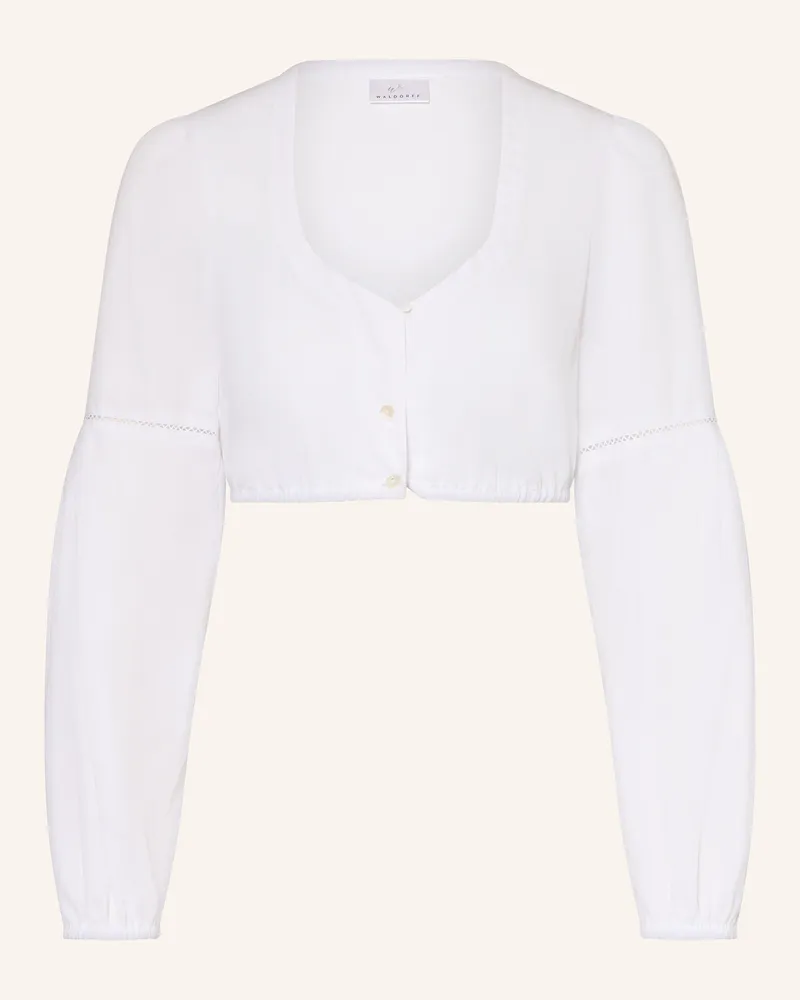 WALDORFF Dirndlbluse Weiss