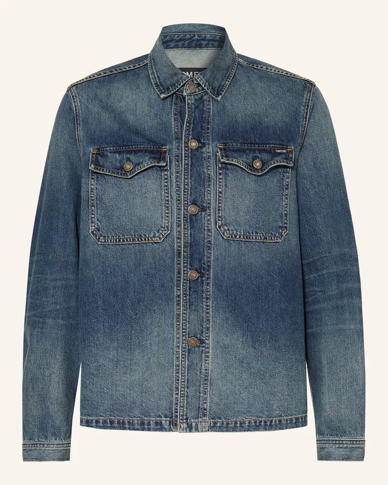Tom Ford Jeans-Overjacket blau Blau