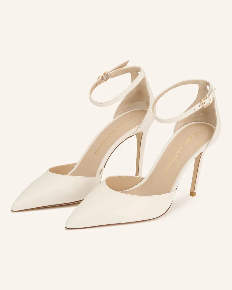Stuart Weitzman Slingpumps STUART POWER STRAP Creme