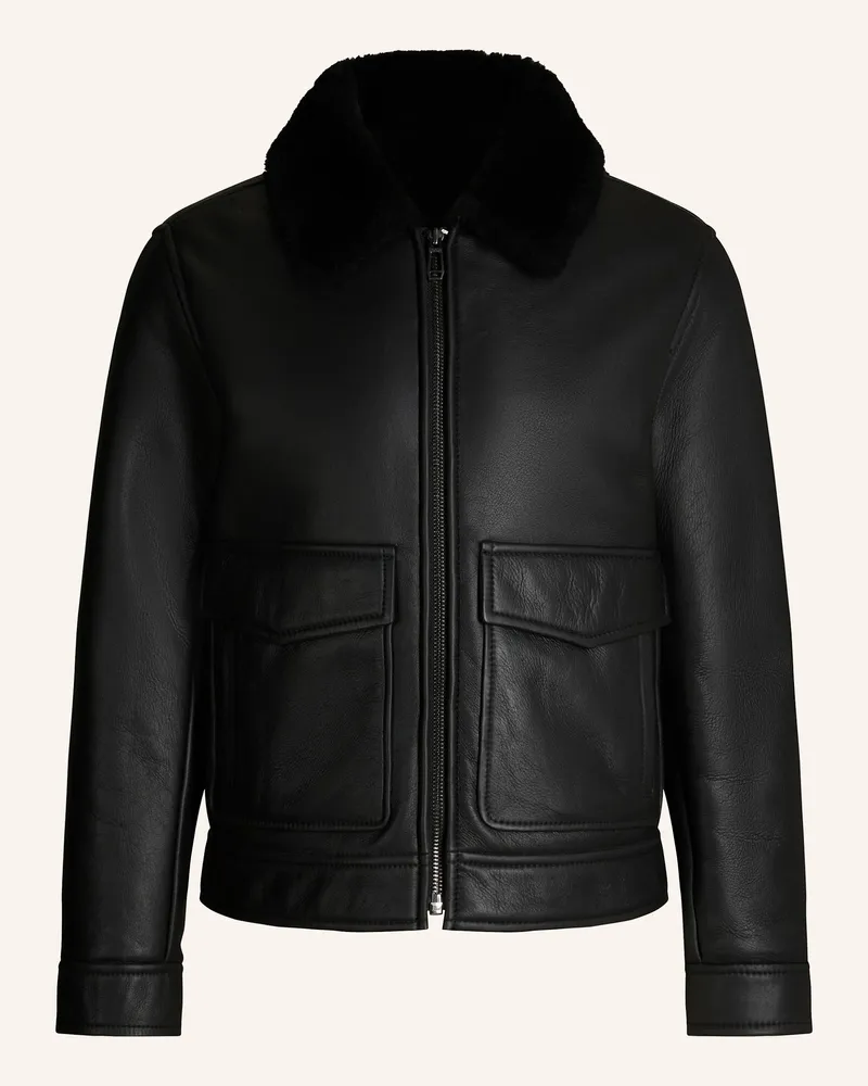 JOOP! Lederjacke Schwarz