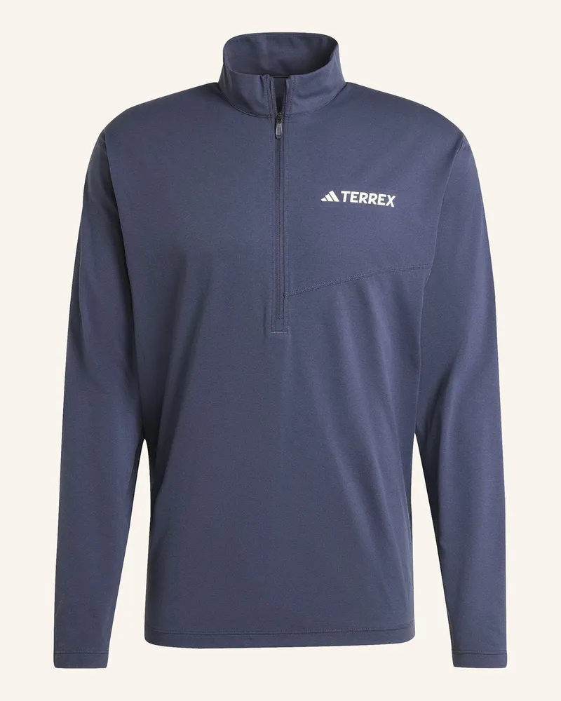 adidas TERREX MULTI CLIMACOOL 1/2 ZIP LONGSLEEVE Blau