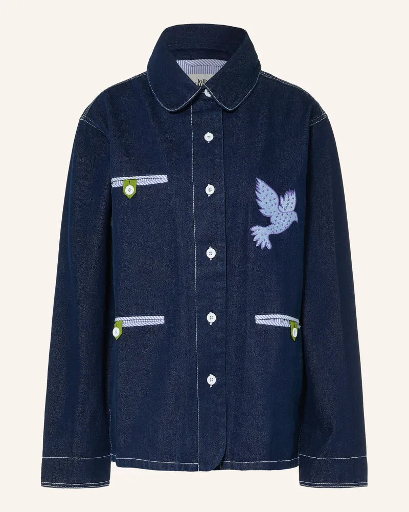 Lollys Laundry Jeans-Overshirt Eddall blau Dunkelblau