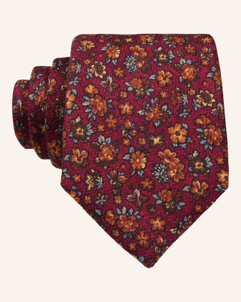 paul Krawatte rot Dunkelrot