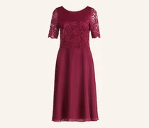 Cocktailkleid mit Spitzenbesatz