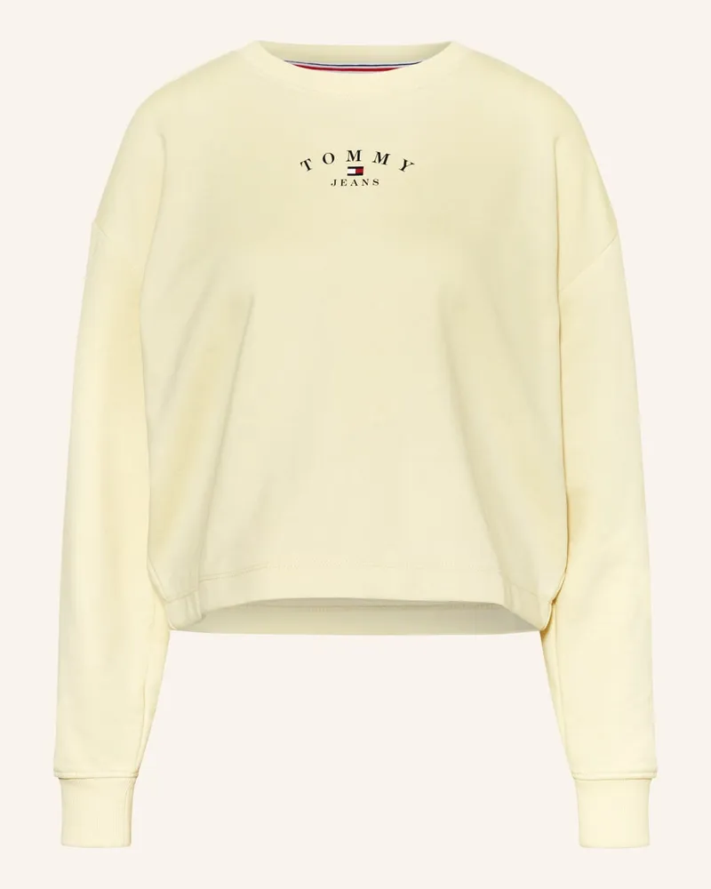 Tommy Hilfiger Cropped-Sweatshirt Gelb