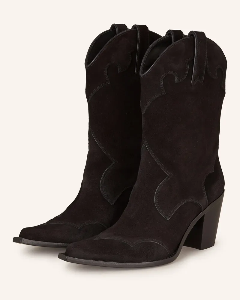 Free Lance Cowboy Boots ANDY 80 Schwarz