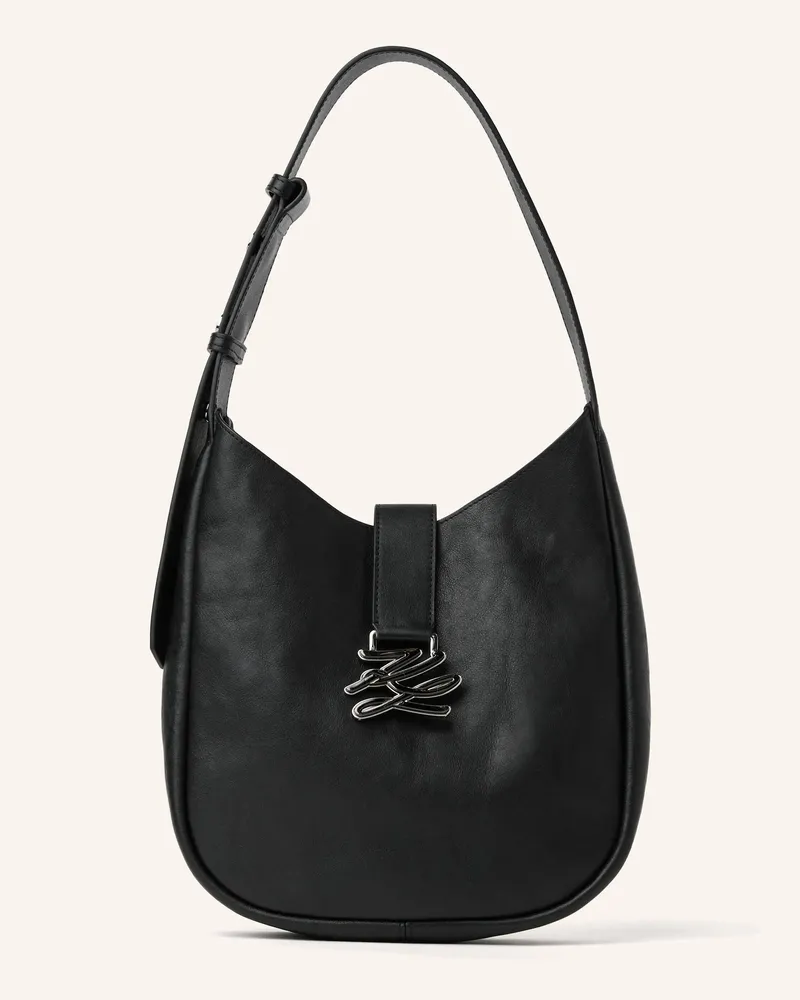Karl Lagerfeld Hobo-Bag Schwarz