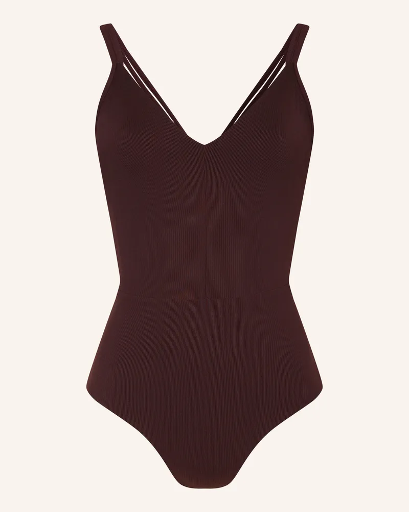 MYMARINI Badeanzug Vacationbody Swim Apparel braun Dunkelbraun