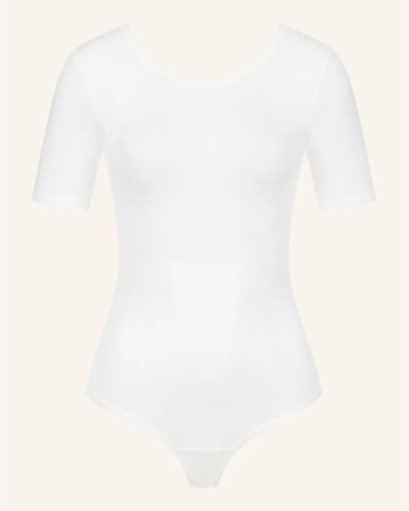 Ehrlich Textil Light Touch Body Mit Rückenausschnitt Aus Weichem Lyocell weiss Beige