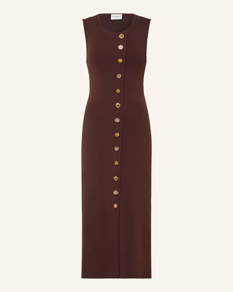 Claudie Pierlot Strickkleid braun Dunkelbraun