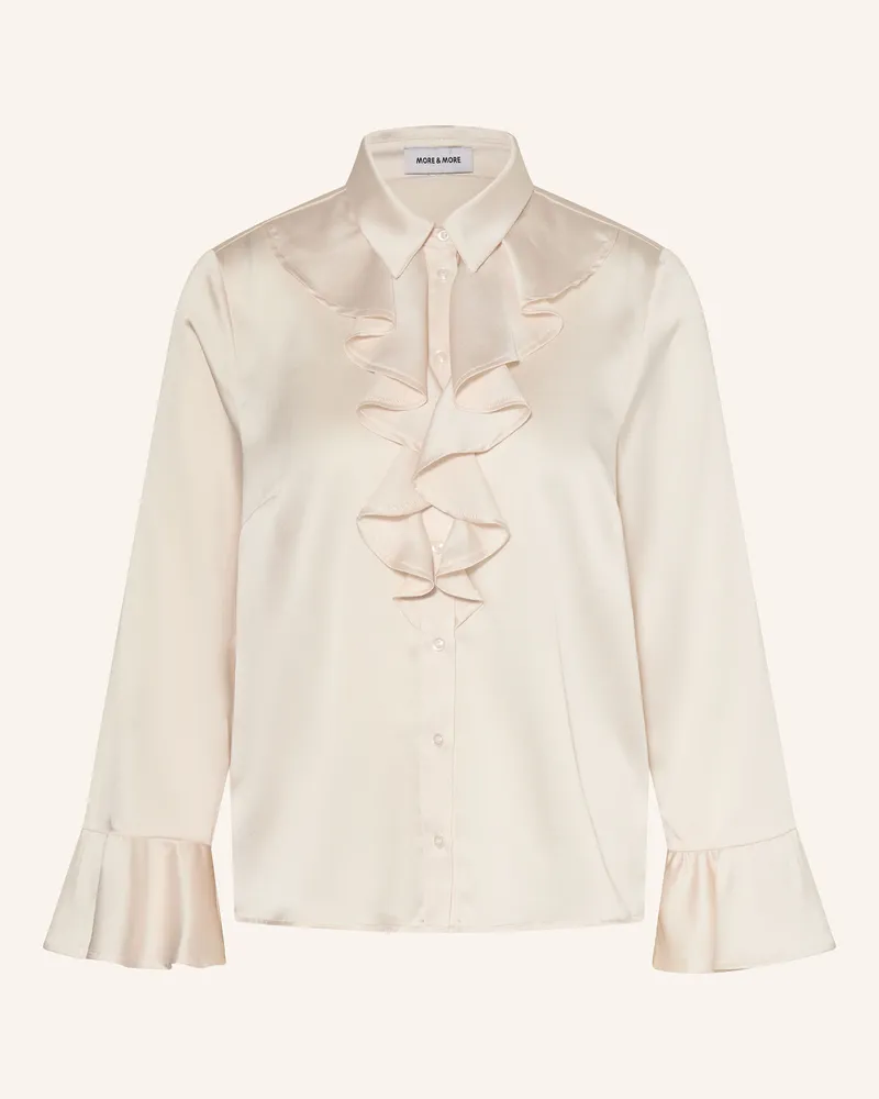 More & More Hemdbluse mit Volants Ecru