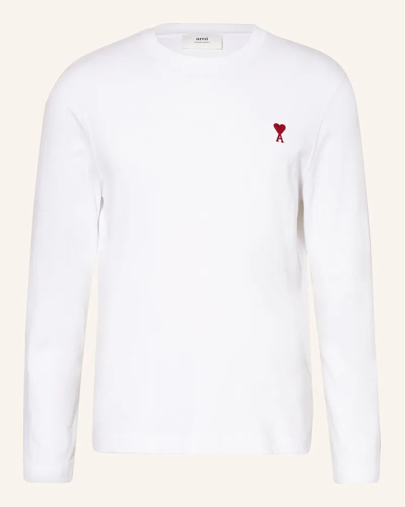 AMI Paris Longsleeve Weiss