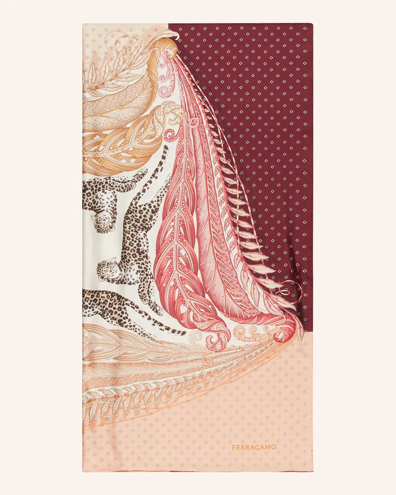 Ferragamo Seidentuch Rosa