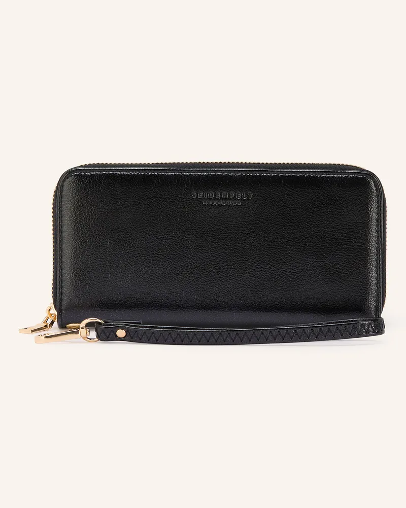SEIDENFELT Geldbörse SMILLA Schwarz
