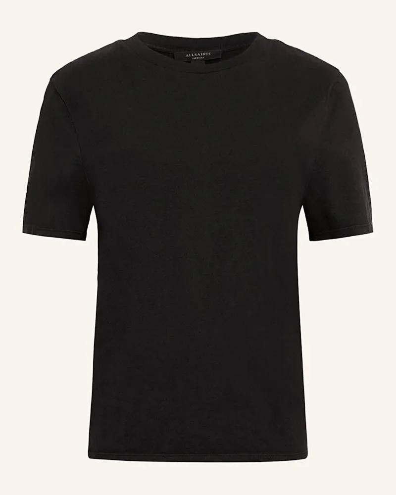 AllSaints T-Shirt HOLLI mit Cut-out Schwarz