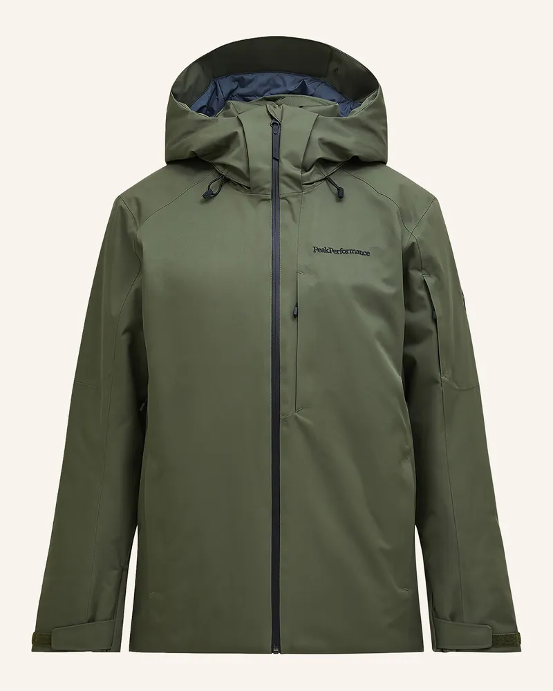 Peak Performance Skijacke Maroon gruen Oliv
