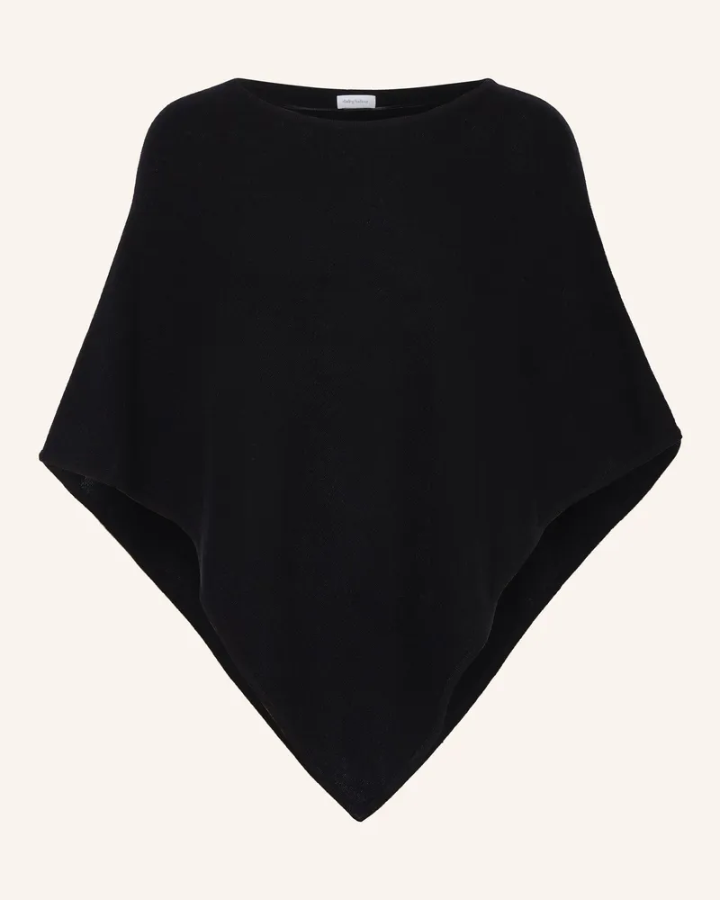 Darling Harbour Cashmere-Poncho schwarz Black
