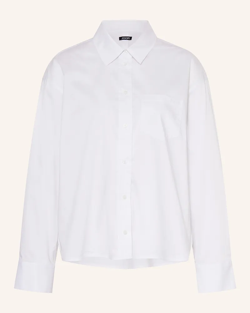 JOOP! Hemdbluse BIBI aus Jersey Weiss