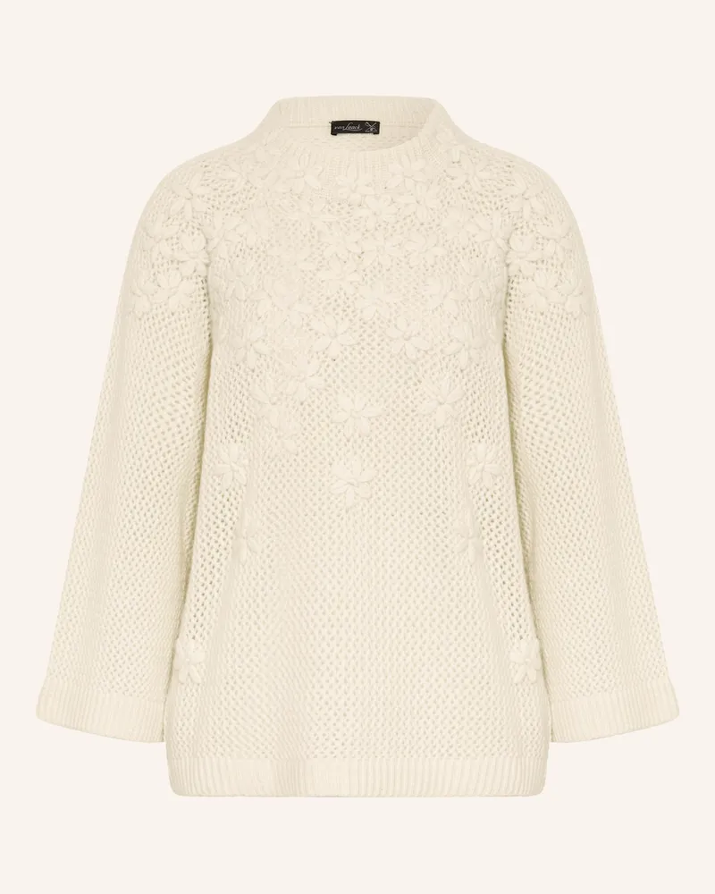 van Laack Pullover mit 3/4-Arm Creme