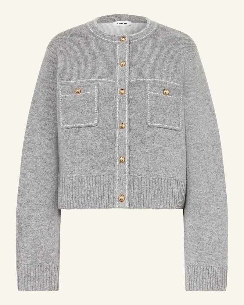 Sandro Strickjacke Grau