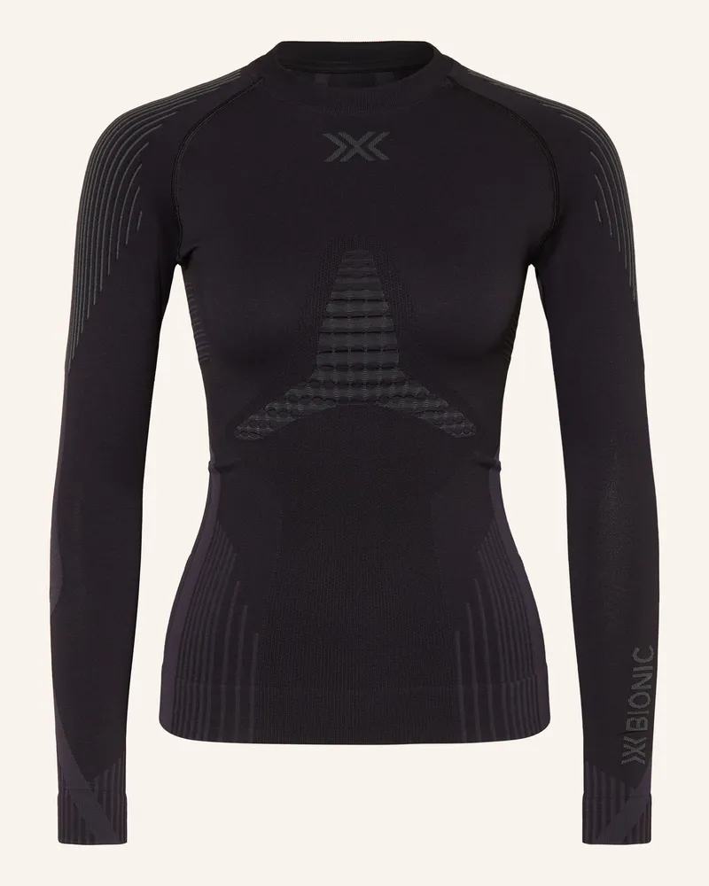 X-Bionic Funktionswäsche-Shirt Invent schwarz Schwarz