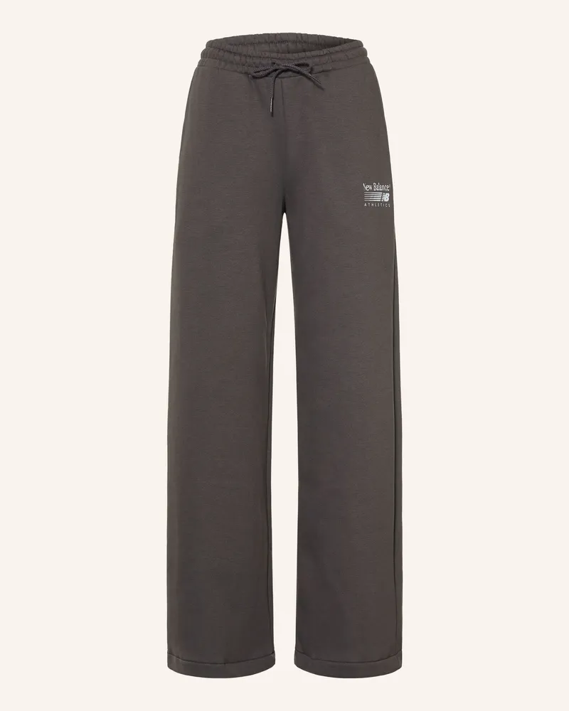 New Balance Sweatpants grau Dunkelgrau
