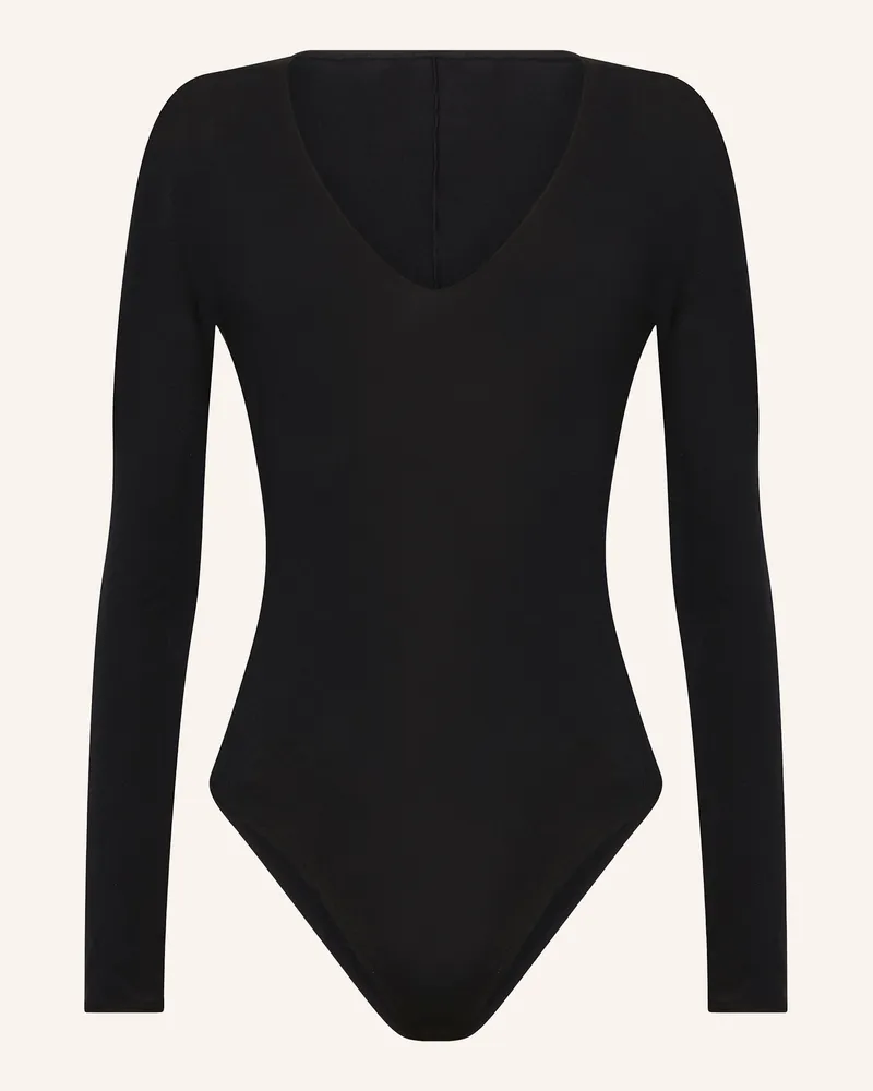 Wolford Body The V Neck Body schwarz Schwarz