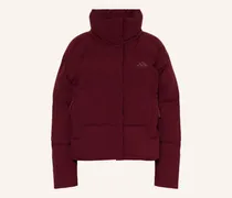Daunenjacke rot
