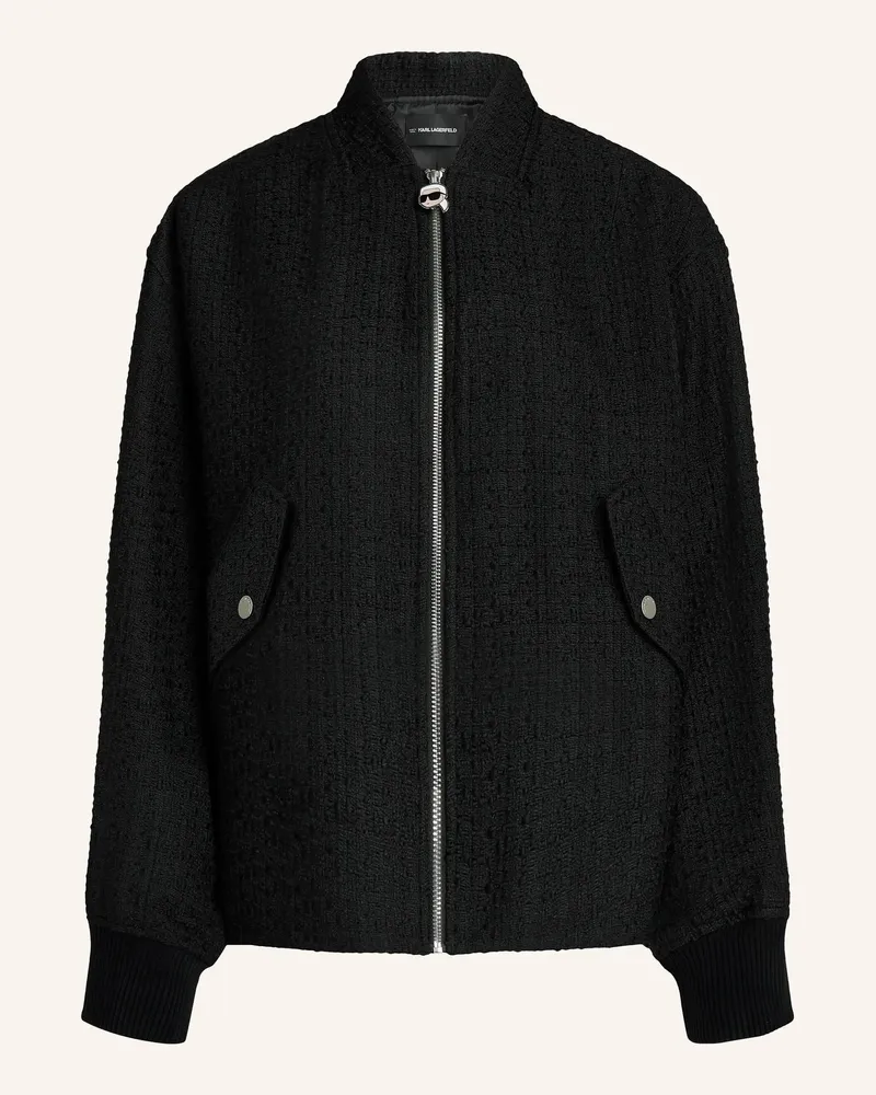 Karl Lagerfeld Jacke schwarz Schwarz