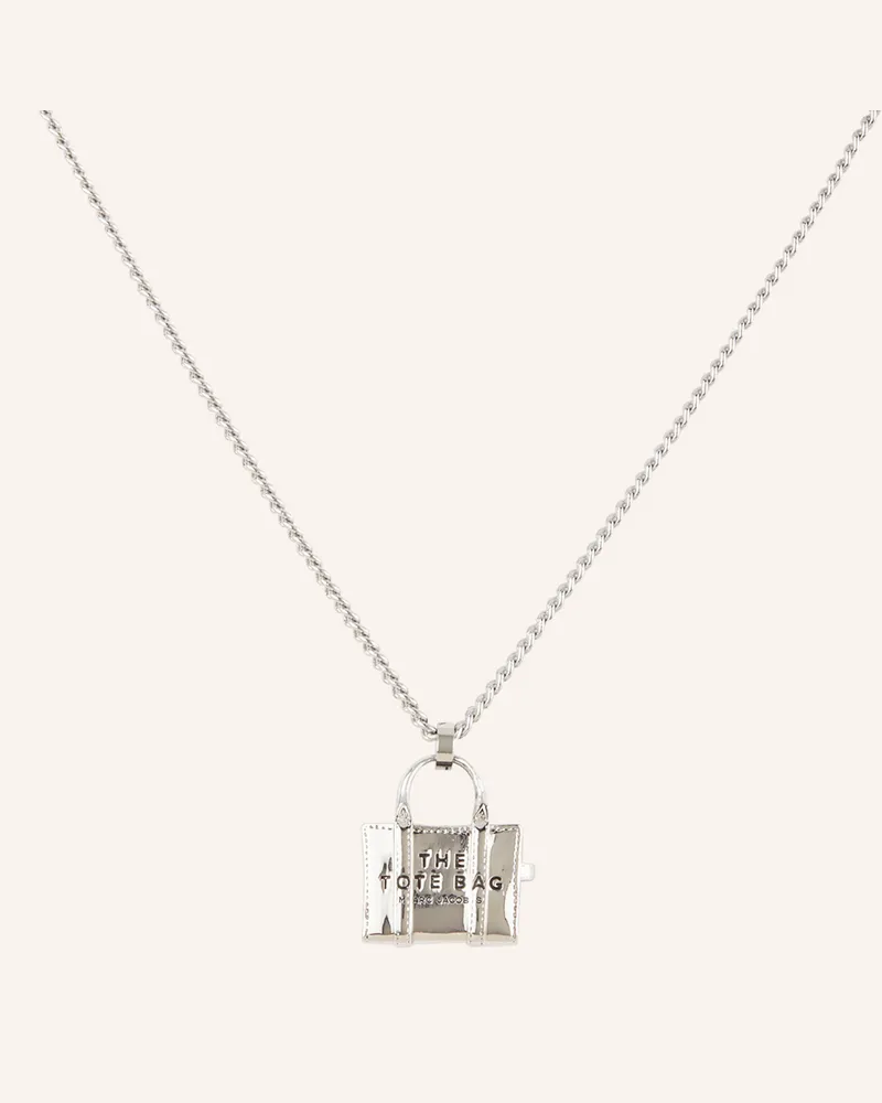 Marc Jacobs Halskette THE TOTE BAG NECKLACE Silber