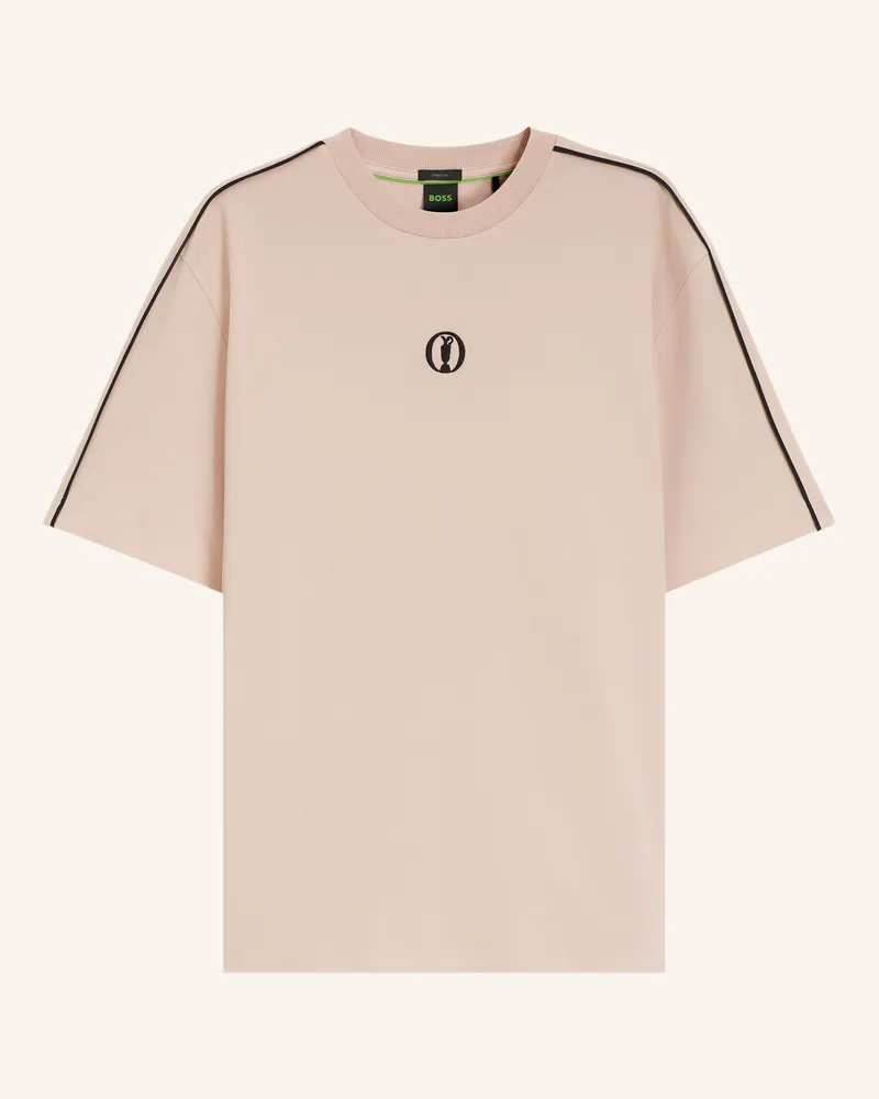 HUGO BOSS T-Shirt Ts_The_Open-26 Regular Fit orange Hellorange