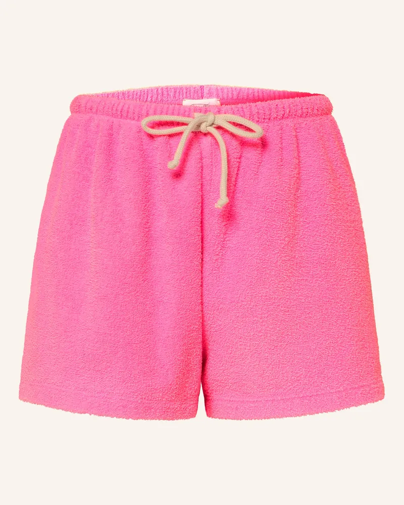 American Vintage Frotteeshorts pink Pink