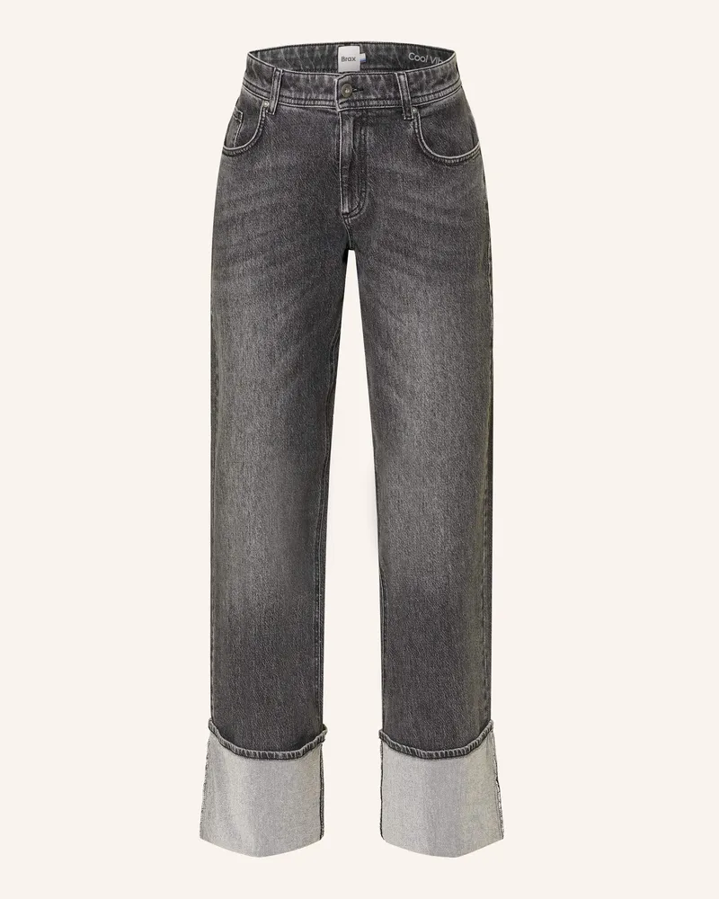 Brax Wide Leg Jeans Morgan grau 05