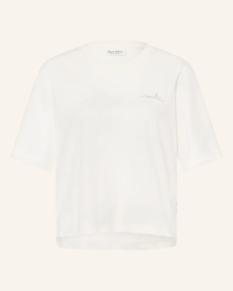 Marc O'Polo T-Shirt weiss Creme