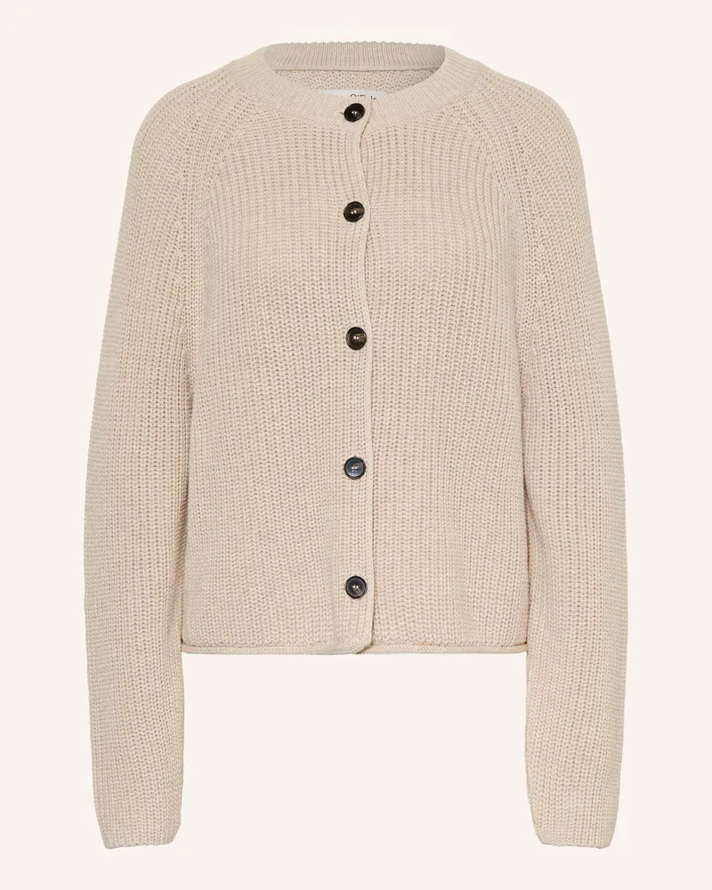 Marc O'Polo Strickjacke blau Beige