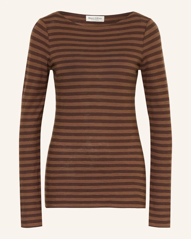 Marc O'Polo Longsleeve braun Braun