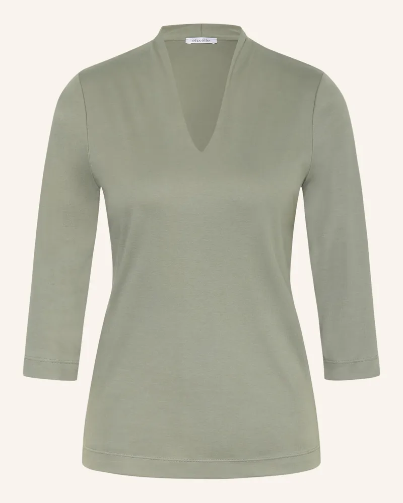 Efixelle Shirt Mit 3/4-Arm gruen Hellgrün