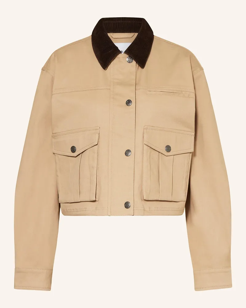 Mrs & HUGS Jacke beige Beige